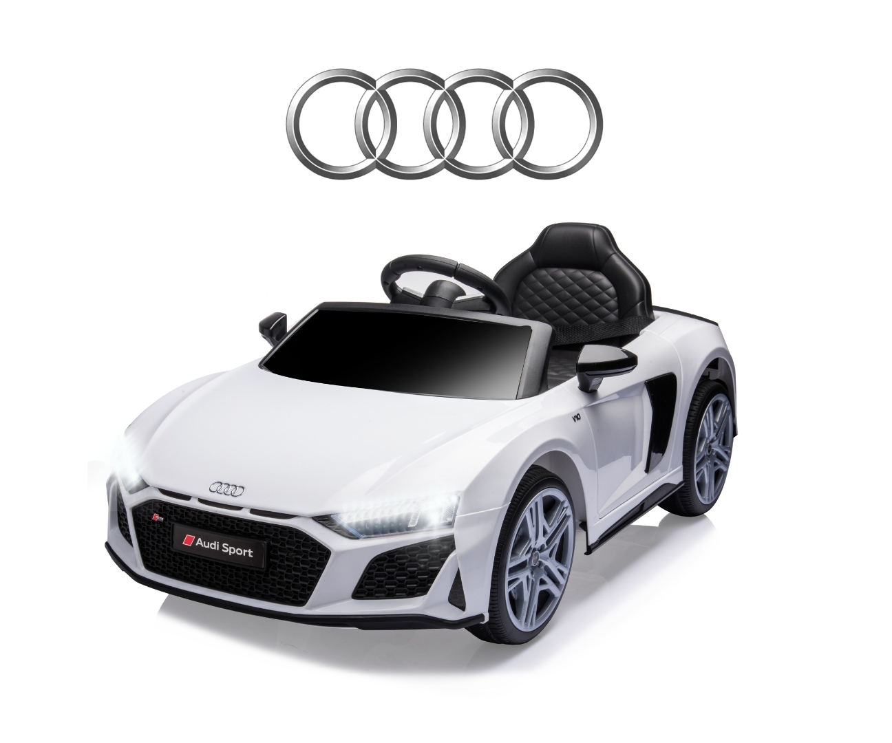 Детский электромобиль Audi R8 Spyder White