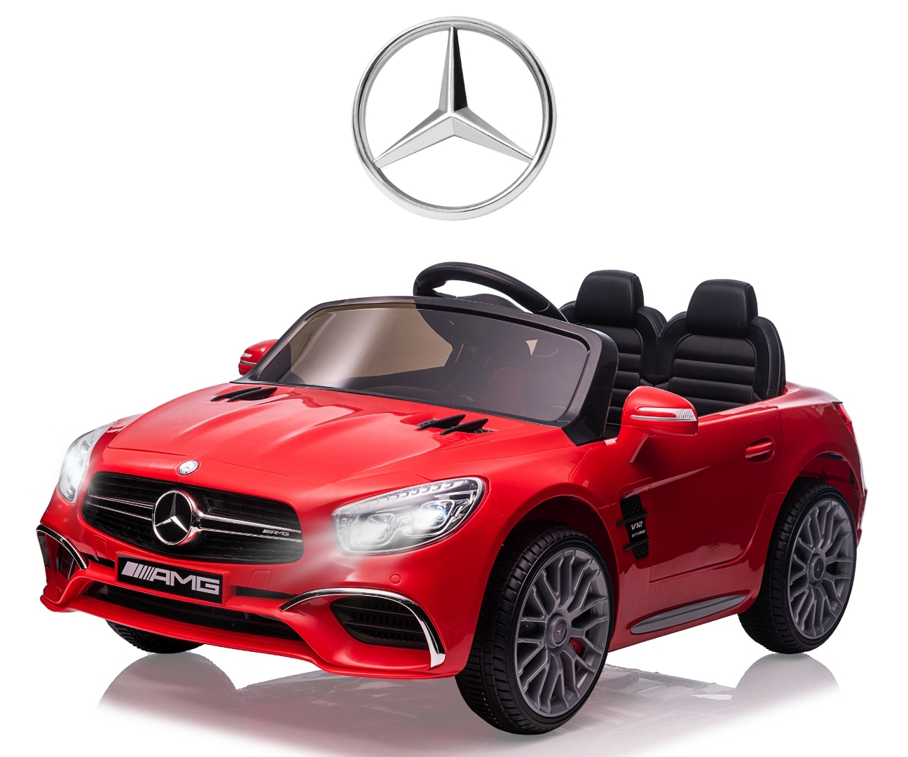 Детский электромобиль Mercedes-Benz SL65 AMG Red
