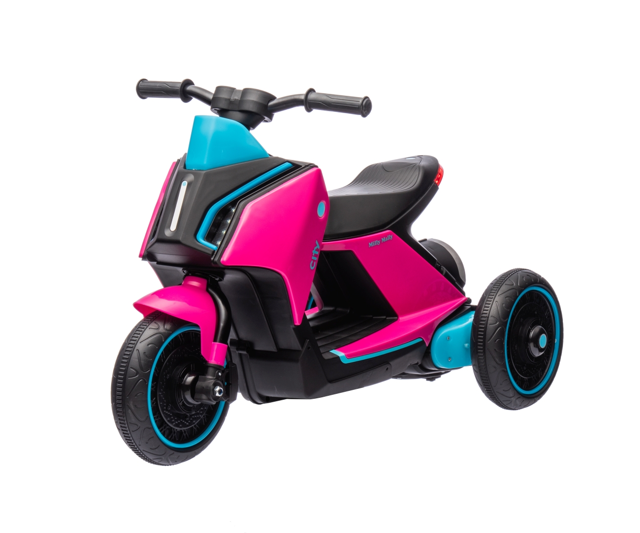 Детский трицикл на аккумуляторе City Pink