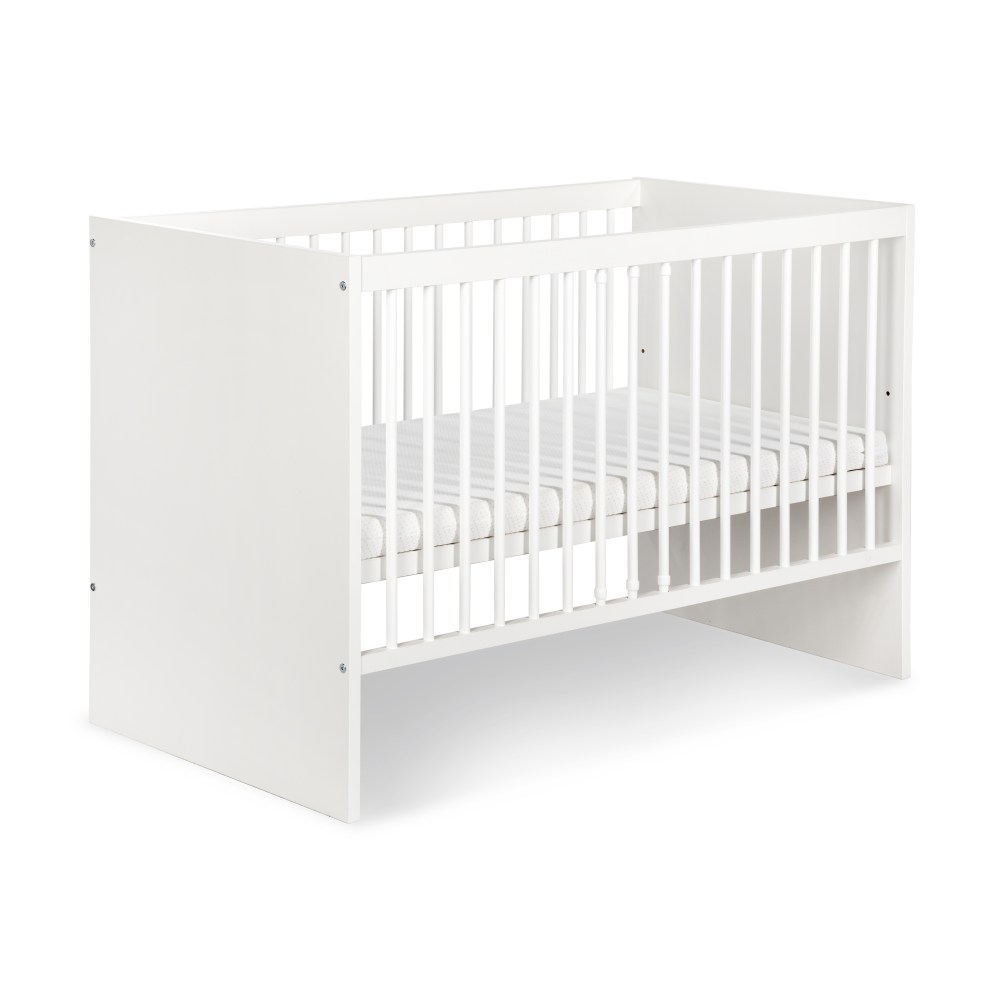 Cot 120x60 white Klups DALIA WHITE-GREY