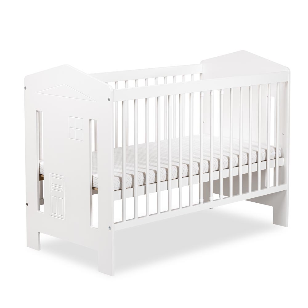 Cot 120x60 white Klups IDA BEECH- WHITE