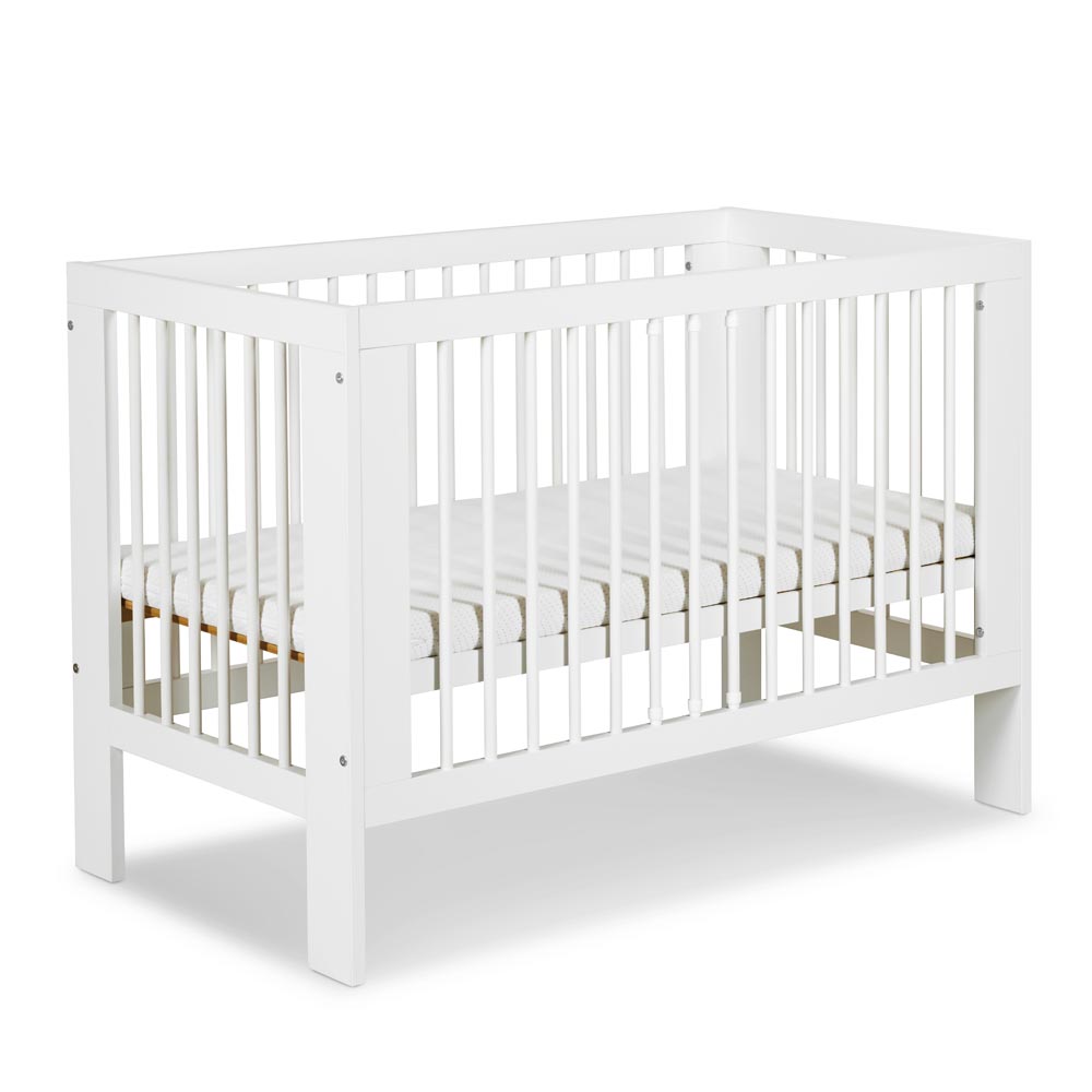 Cot 120x60 white Klups OLIVIA WHITE