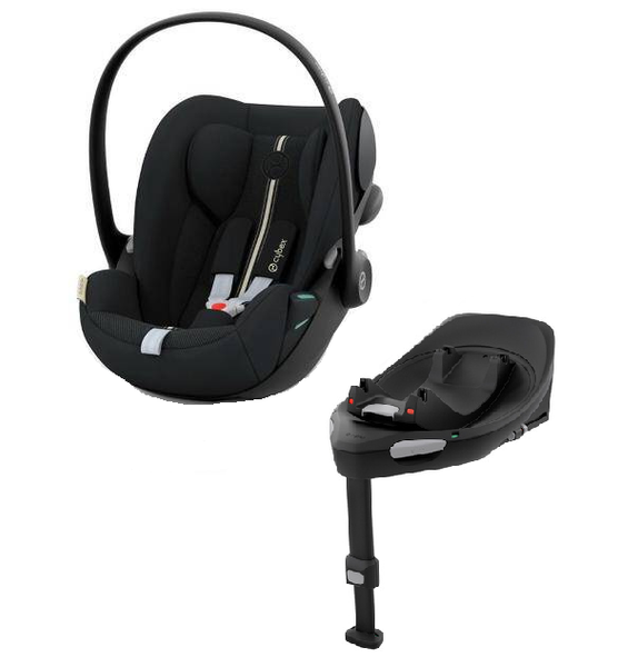 Cybex Cloud G I - Size Fotelik Samochodowy Moon Black Plus 0-13kg + Cybex Baza G Black