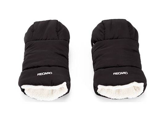 Варежки-муфта на коляску Recaro black