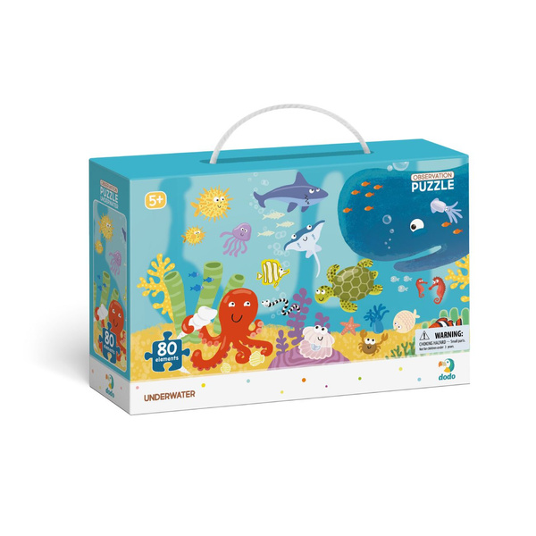 Dodo Toys Puzzle Obserwacyjne 80 el. Ocean