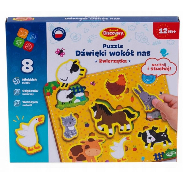 Dumel Puzzle Dźwięki Wokół Nas Zwierzęta