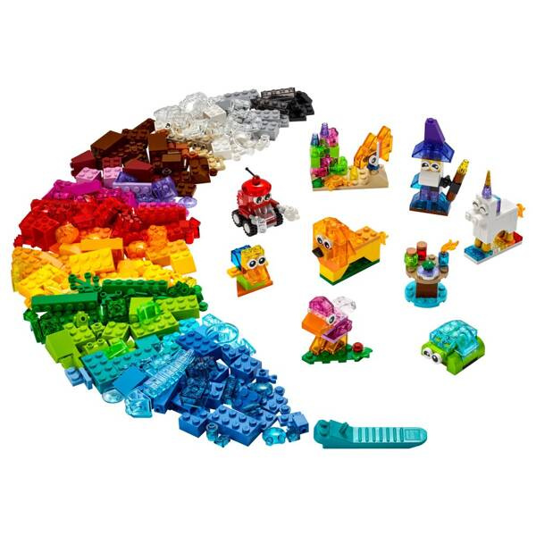 LEGO Classic 11013 Kreatywne Przezroczyste Klocki
