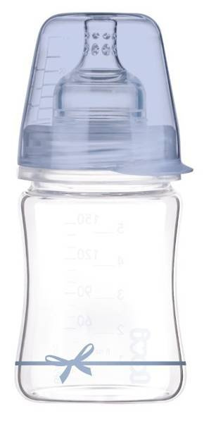 Lovi Diamond Glass Baby Shower Butelka Szklana 150 ml 74/104 Boy