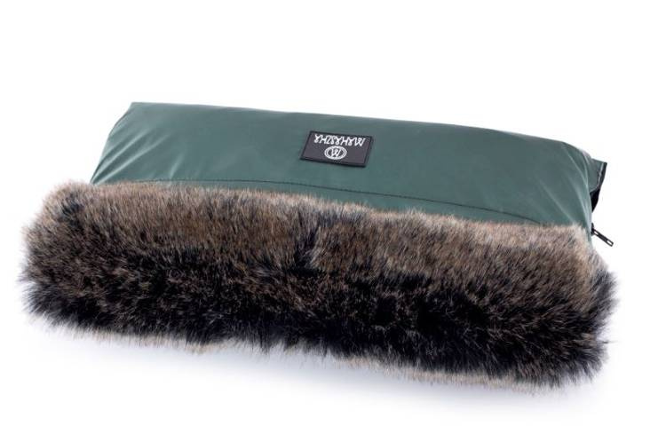 Makaszka Mufka do Wózka Glamour Green