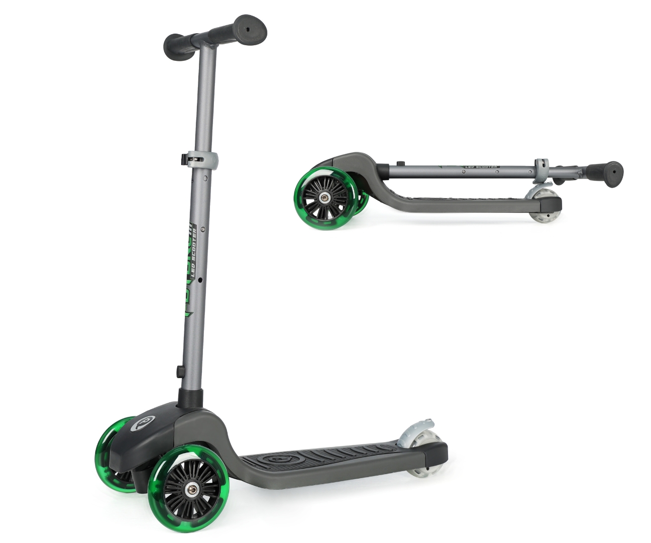 Самокат Qplay Hulajnoga Future Eco New Green