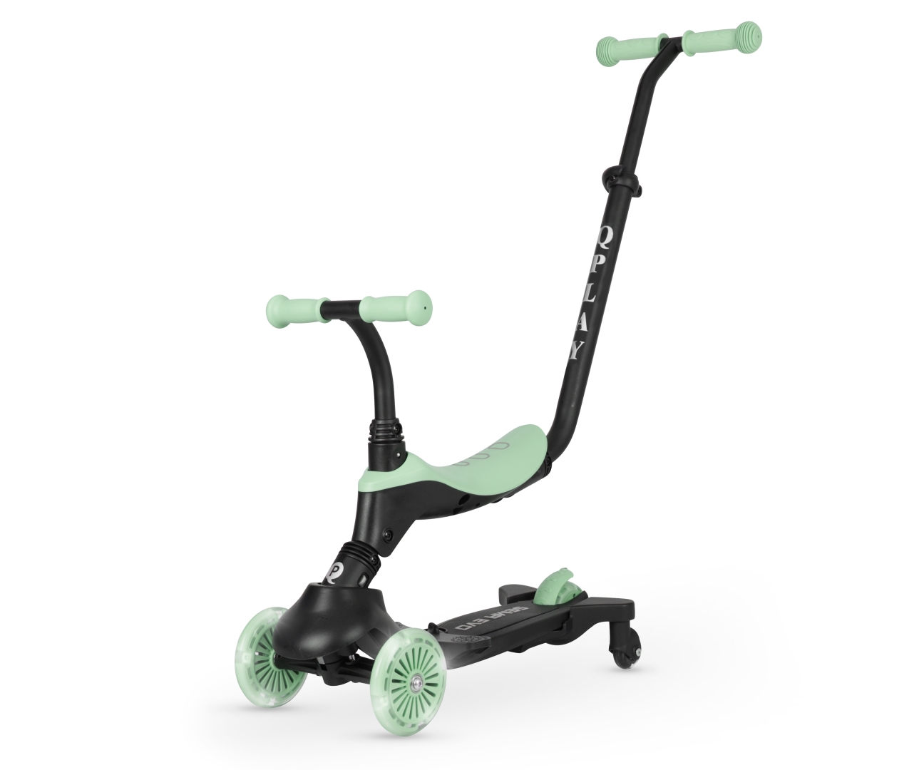 Самокат Qplay Hulajnoga Sema Evo 3в1 Green