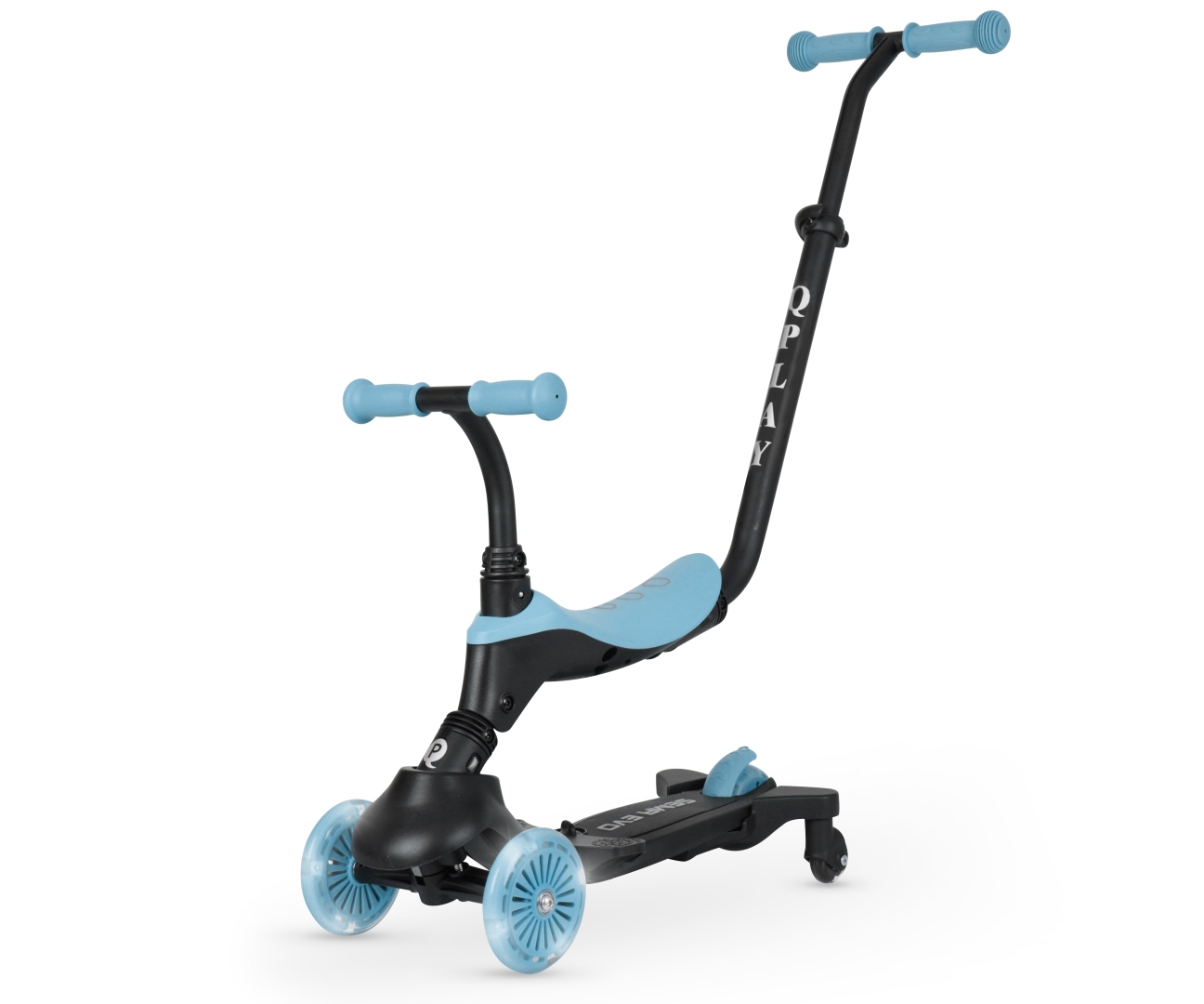 Самокат Qplay Hulajnoga Sema Evo 3в1 Sky Blue