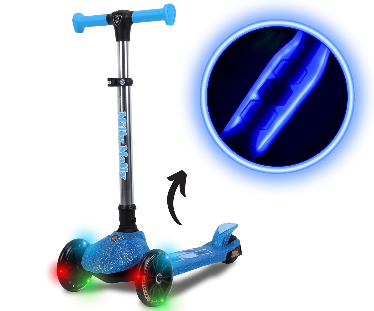 Самокат Milly Mally Jelly Blue