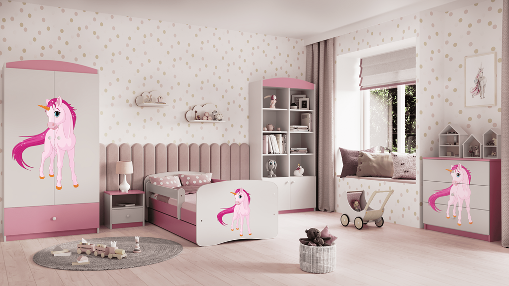 Szafa babydreams różowa jednorożec
