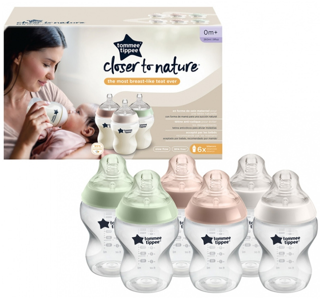 Tommee Tippee Zestaw Butelek 6 sztuk