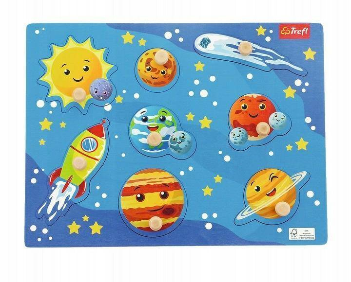 Trefl Puzzle Drewniane Medium Cosmos