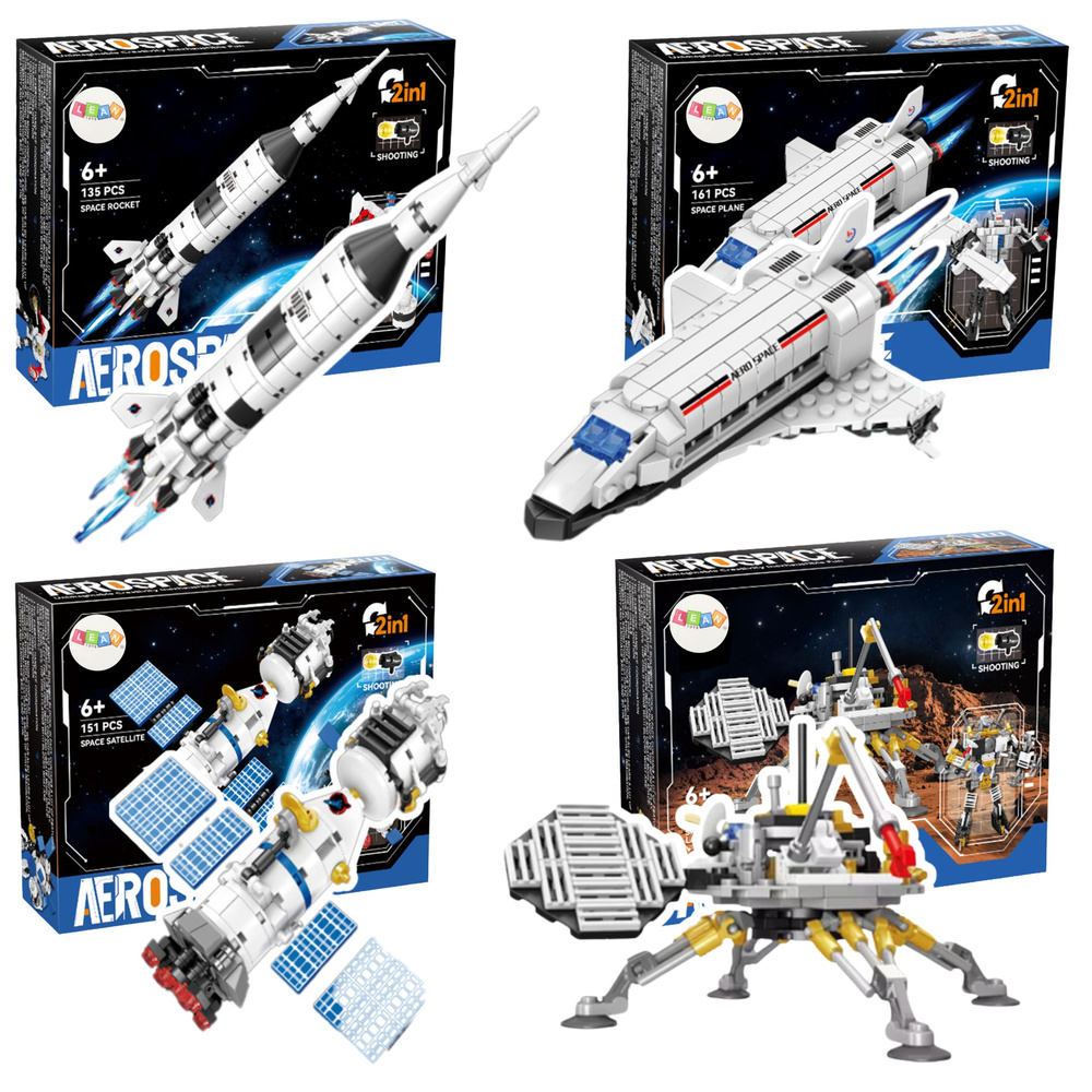 Construction Bricks Mars Lander Space Robot 2in1 146 pcs.