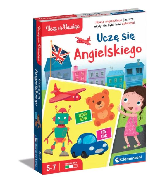 Educational Game I’m Learning English Play and Learn Polish Language Clementoni 50769