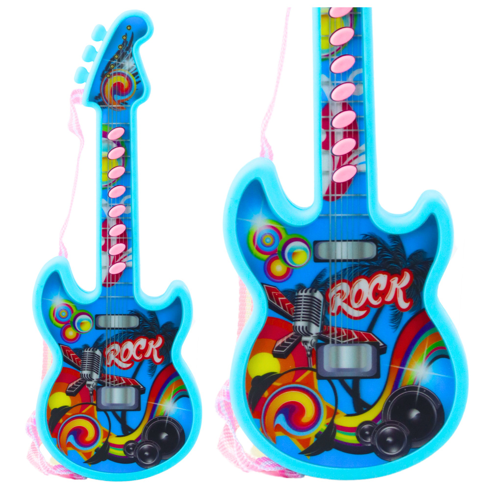 Electric Guitar For Kids Melodies Solmization Range Blue