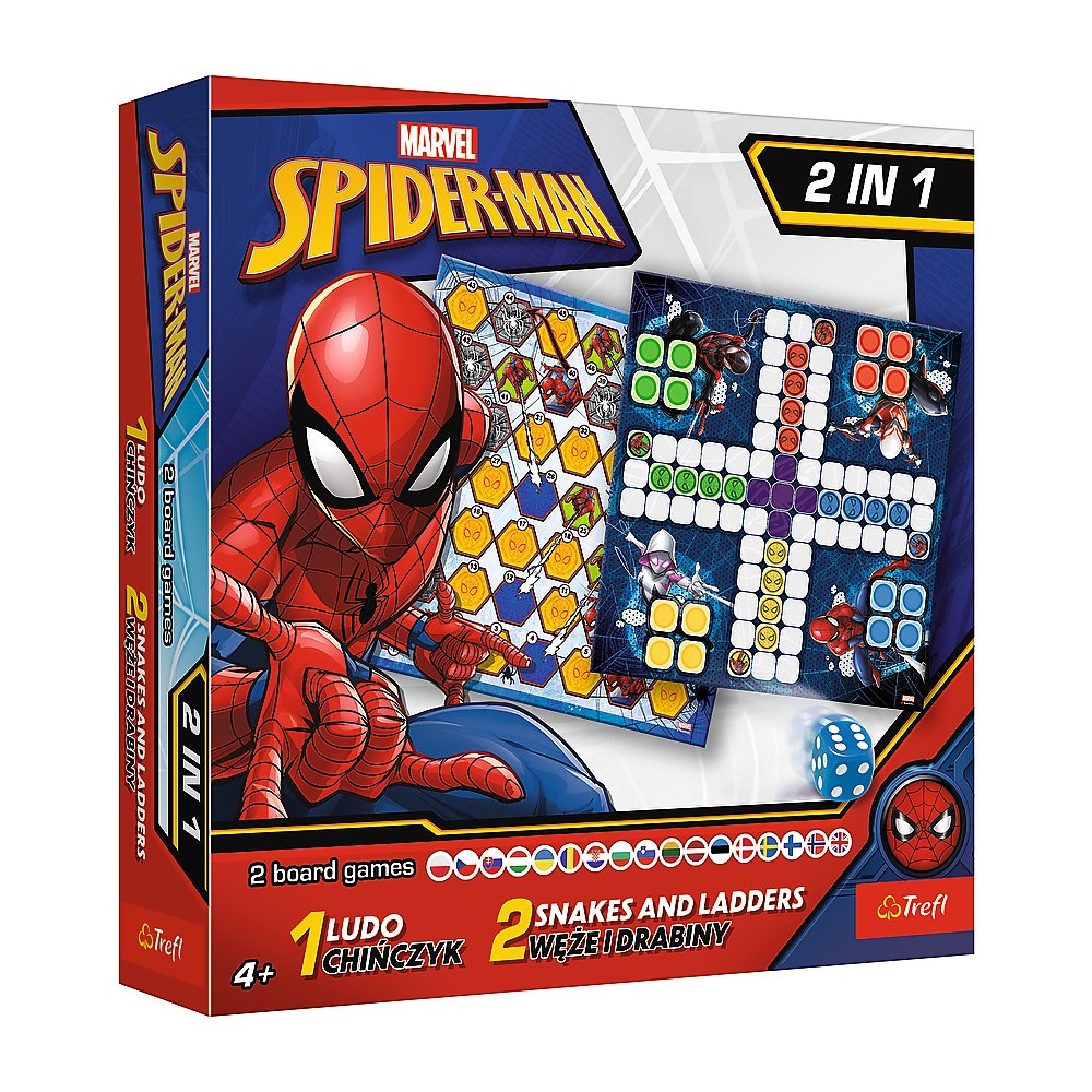 Hero Quest Spidey Spider-Man Board Game Trefl 02436