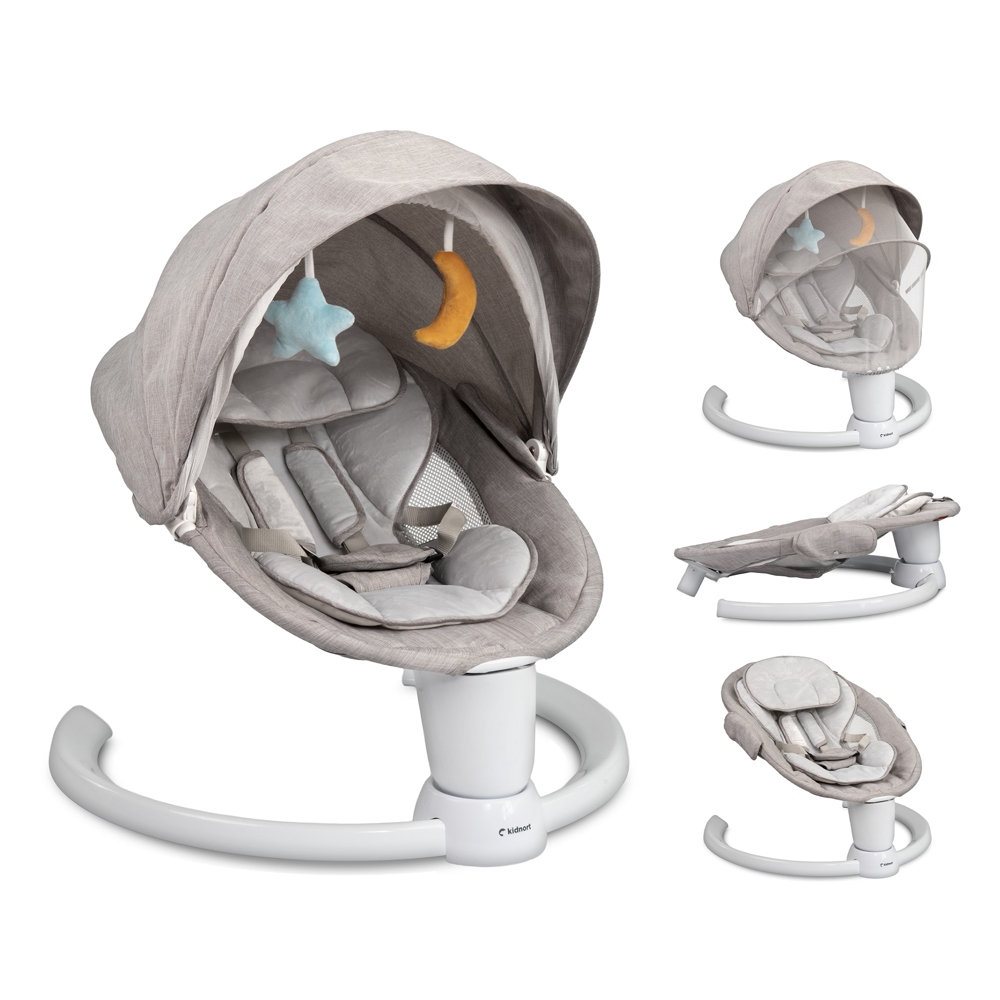 Kidnort Drom grey Кресло-качалка