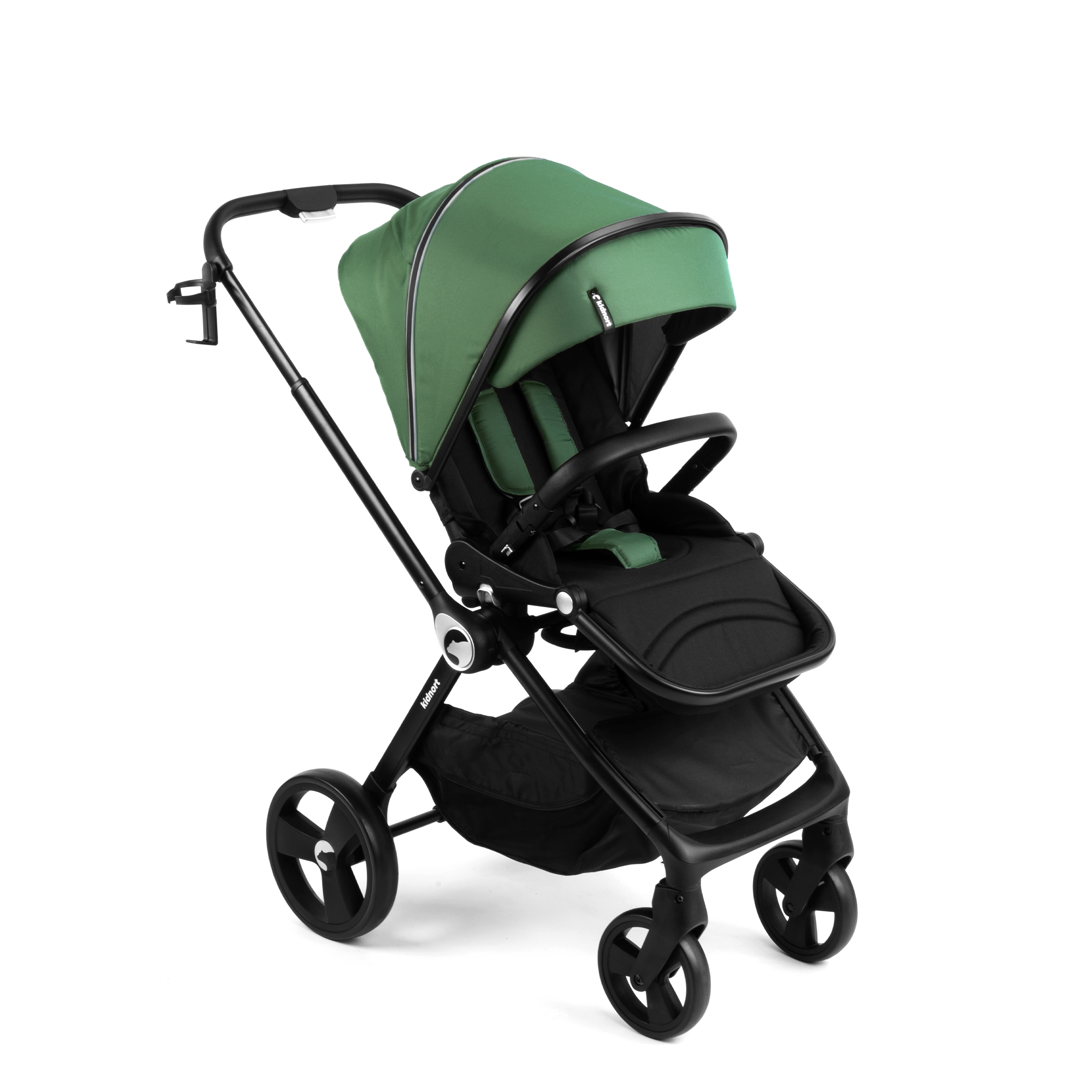 Kidnort Isbjörn x Sove Green Детская коляска 2 в 1