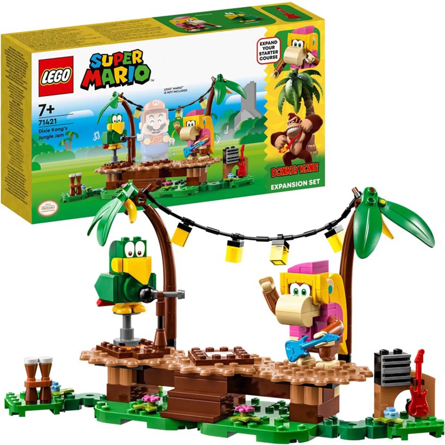 LEGO 71421 SUPER MARIO Dixie Kongs Jungle Jam Expansion Set