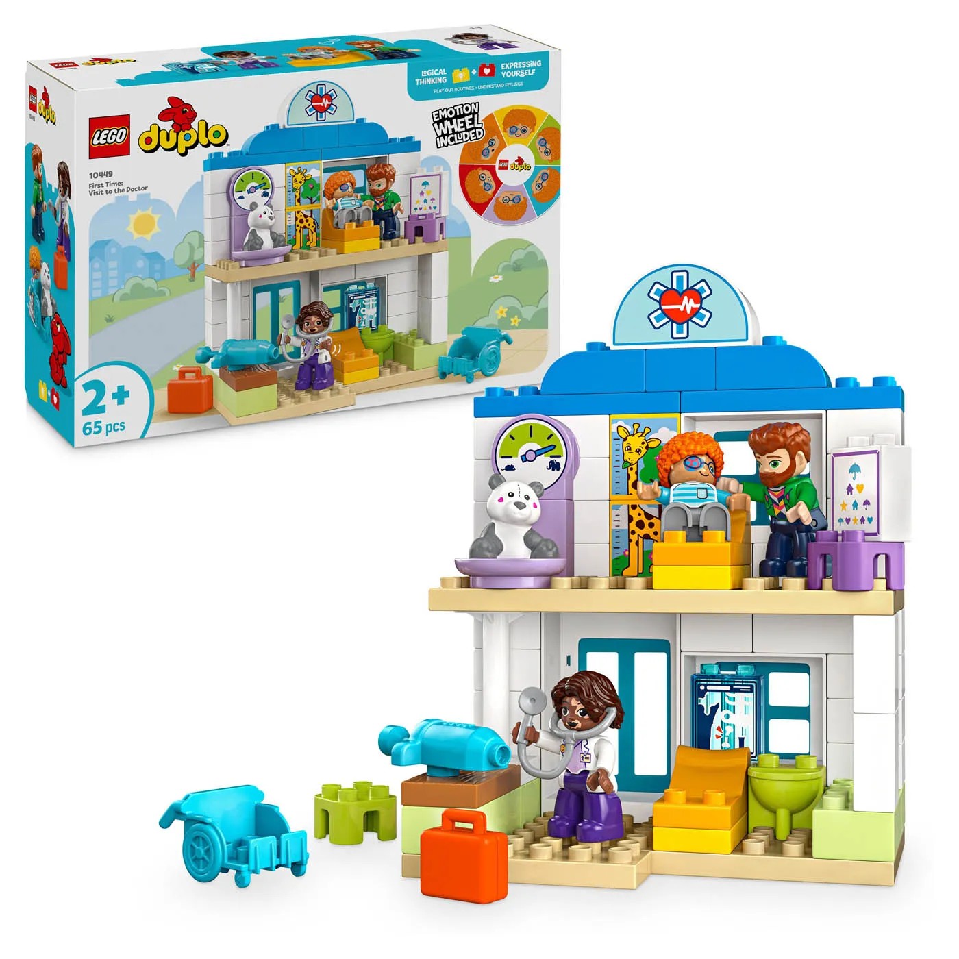 LEGO Duplo Town Pierwszy Raz: Wizyta U Lekarza 10449