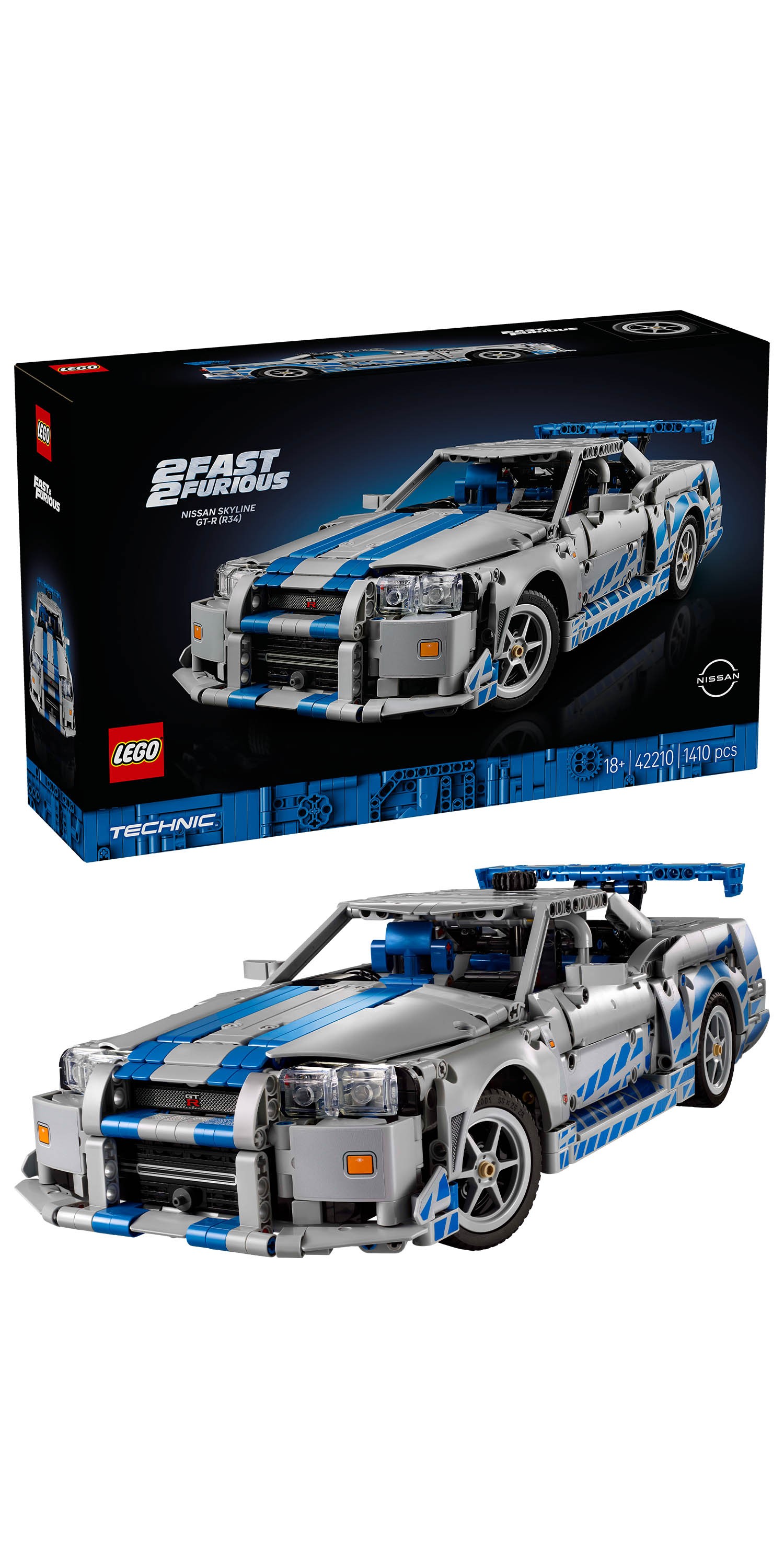 LEGO Technic 2 Fast 2 Furious Nissan Skyline Gt-R (R3 42210