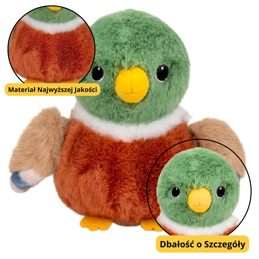 Plush Mascot Cuddly Toy Bird Plush Little Duck 12cm