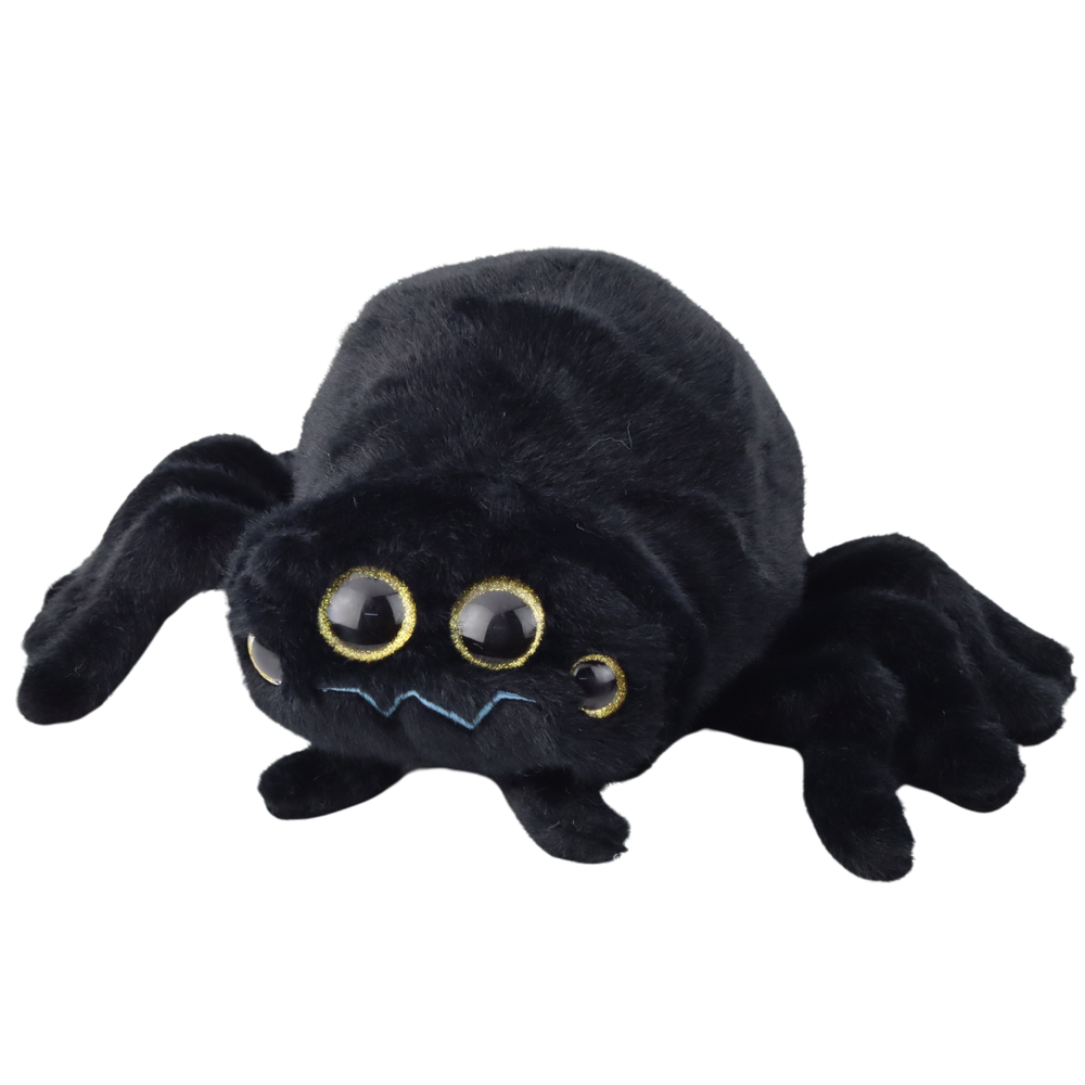 Plush Mascot Cuddly Toy Insect Spider Black 30cm