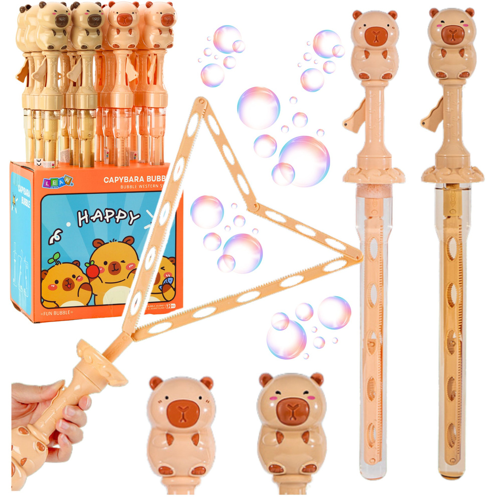 Soap Bubbles Large Extendable Wand Capybara 49.5 cm 100 ml