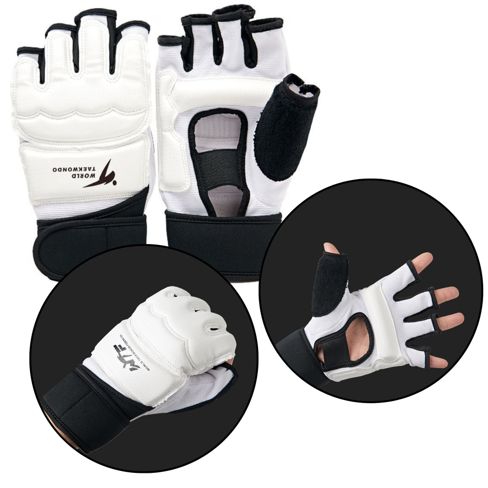 Sports Gloves For Taekwondo Case White Size XS