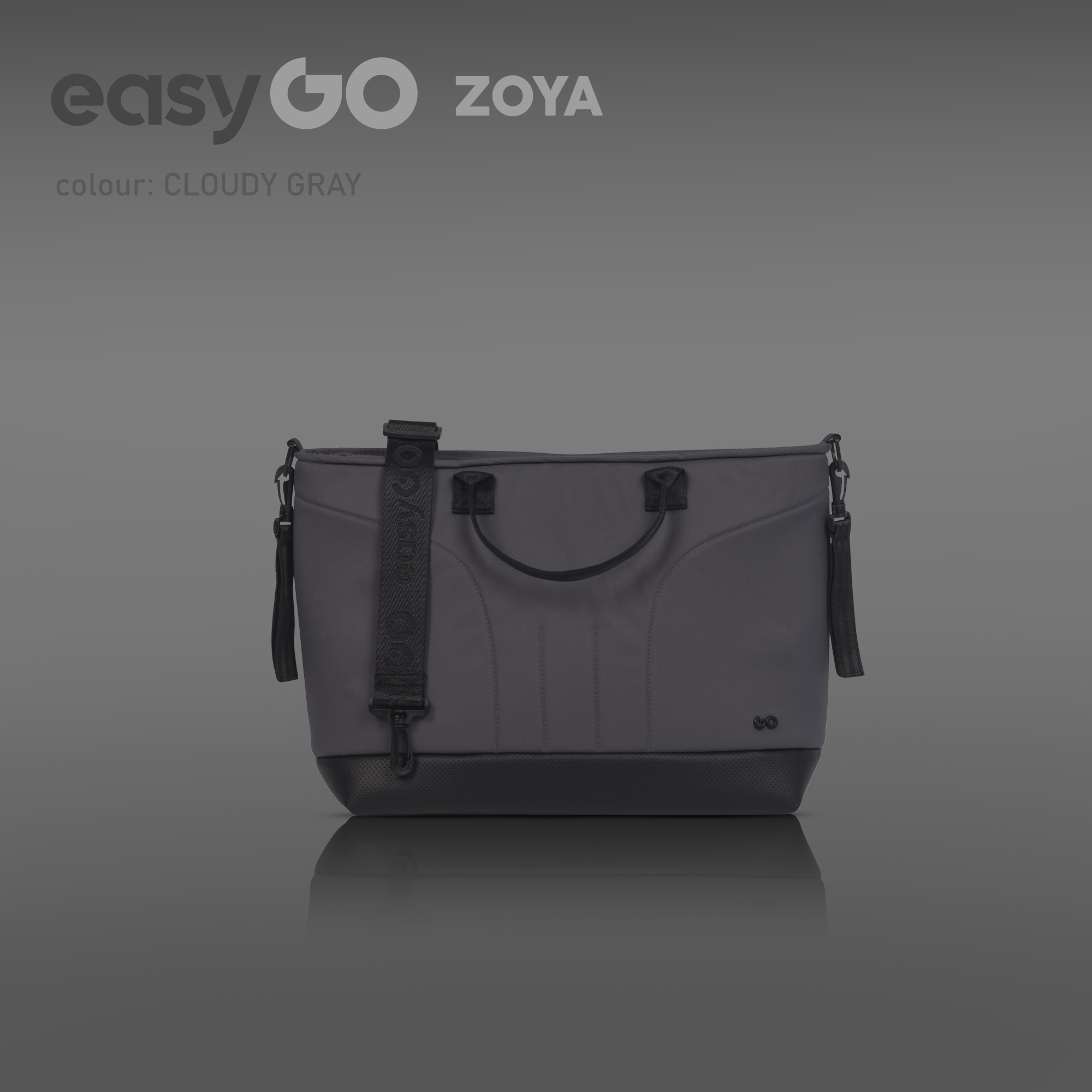 Torba do wózka dziecięcego EasyGo Hero Zoya Cloudy Gray
