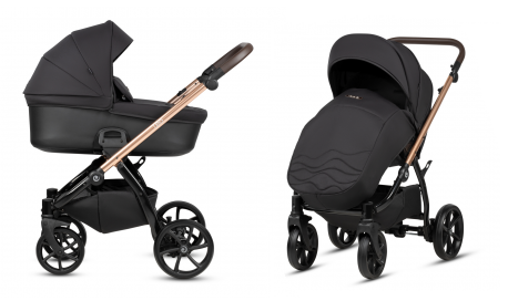Tutis Leo+ Black 201 Детская коляска 2 в 1