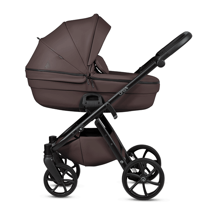 Tutis UNO 6+ LEATHER Cioccolata 177 Детская коляска 2 в 1