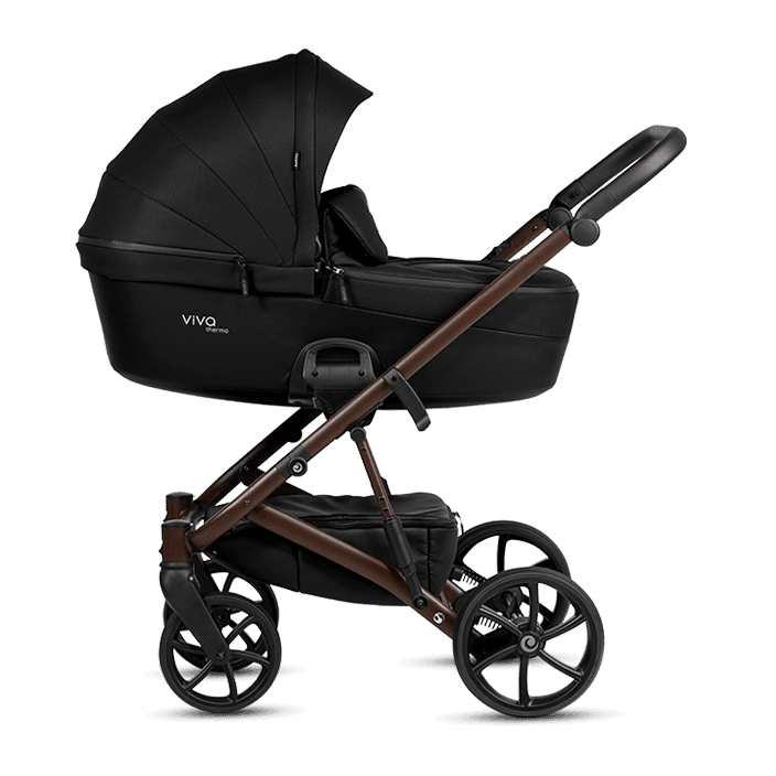 Tutis VIVA6+ ESSENTIAL Caviar 070 Детская коляска 2 в 1