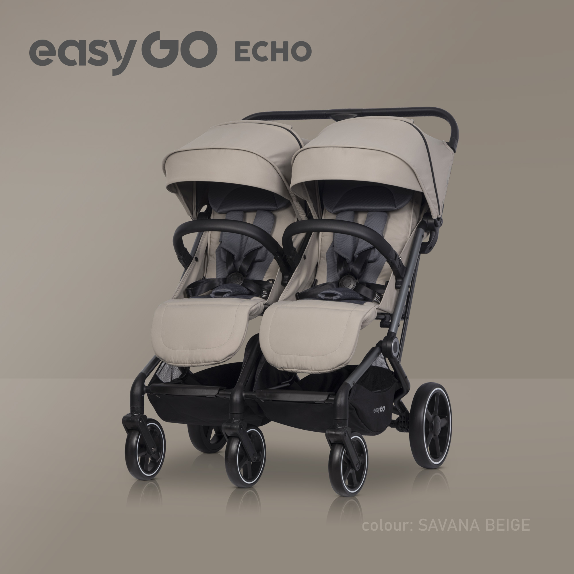Wózek dziecięcy EasyGo Echo Savana Beige