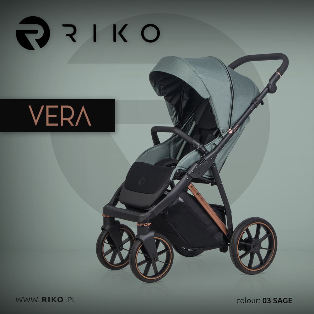 Riko Vera 03 Sage Прогулочная Коляска