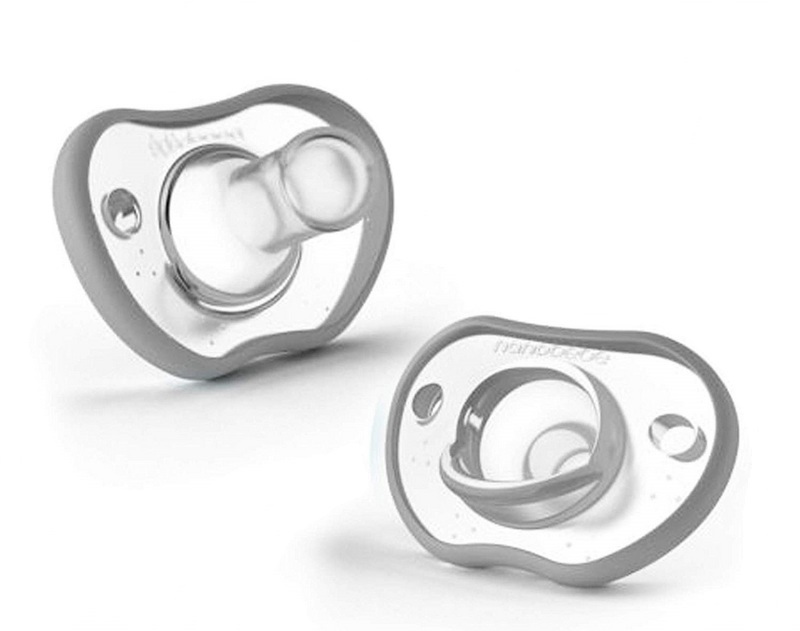 NANOBEBE FLEXY PACIFIER 3M+ GRAY